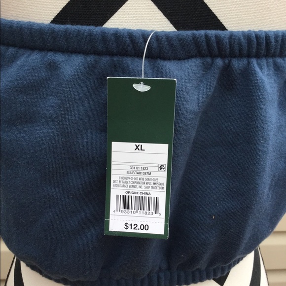 NWT Wild Fable Stripe Blue Cropped Tube Top - Picture 8 of 8